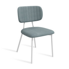 Стул ХЕНДИ, Серый/Белый, ткань