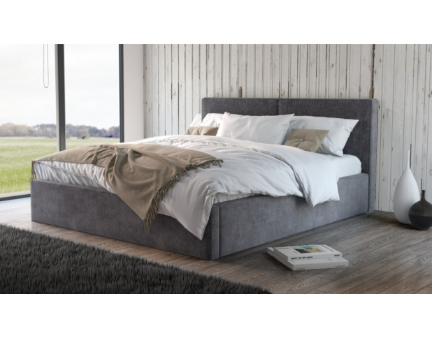Мягкая кровать Фернандо 140 Antonio/grey (подъемник)