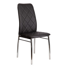 Стул LILY, черный APU-004/хром