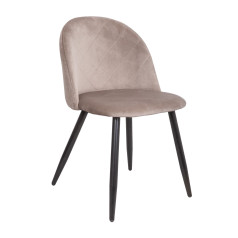 Стул HONNOR, бежевый велюр HLR-08/черный