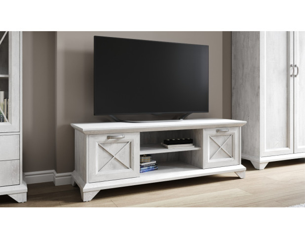 Тумба ТВ Лорена Бетон пайн белый