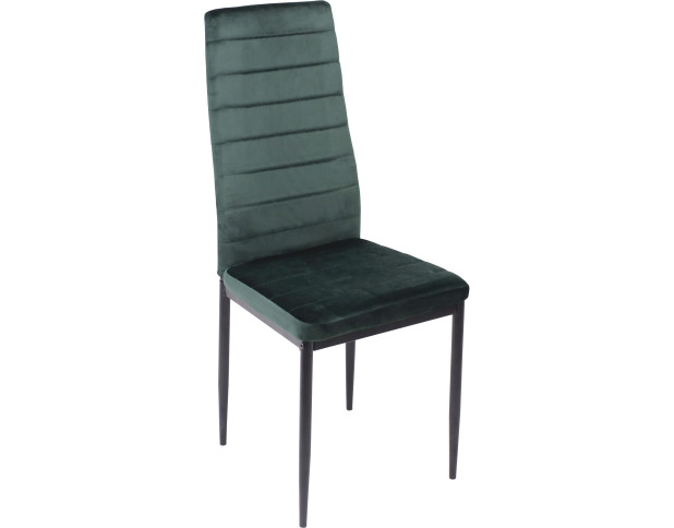 Стул ROMEO VELOUR, темно-зеленый велюр G062-19/черный