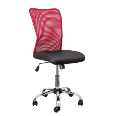 Кресло поворотное ARTUR, (красный+черный)