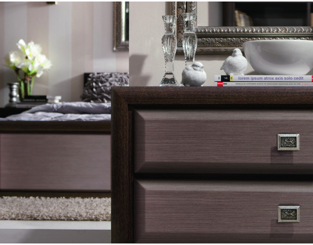 Кровать (каркас без основания) КОЕН МДФ LOZ/140