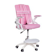 Кресло поворотное MOON, ткань, (розовый)