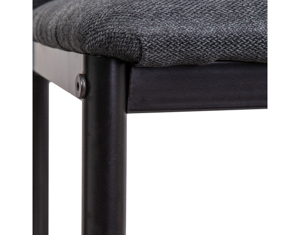 Стул SKY, темно-серая ткань Seattle 007/черный