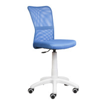 Кресло поворотное EVA, ткань-сетка, (голубой)