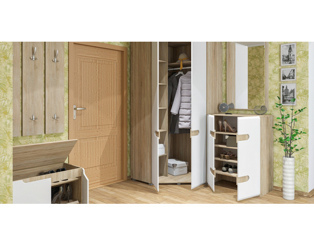 Шкаф угловой Леонардо МН-026-11