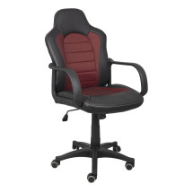 Кресло поворотное ATIK, ECO/ткань-сетка, черный+красный