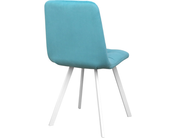 Стул ФИН Бирюзовый CAMARO 48/Белый, ткань