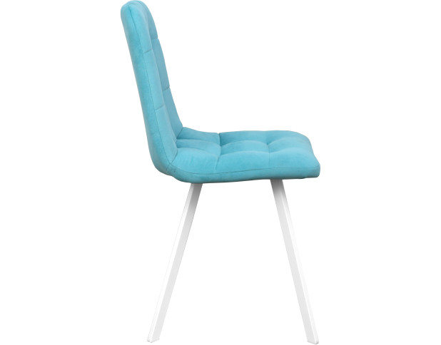 Стул ФИН Бирюзовый CAMARO 48/Белый, ткань