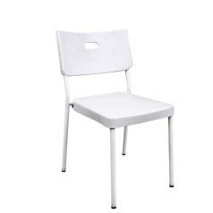 Стул LOU ECONOM, белый/белый