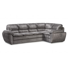 Диван угловой Бергамо правый угол Germes grafit