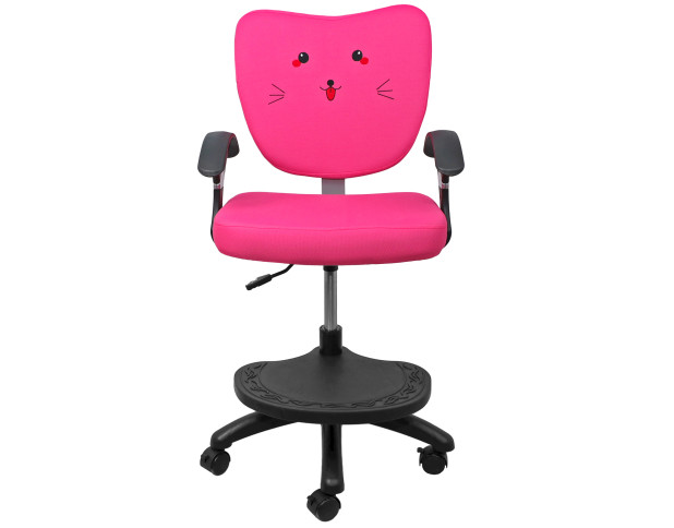 Кресло поворотное CATTY, ткань, (котенок фуксия)