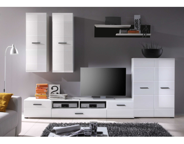 Шкафчик ВУШЕР REG2D нимфеа альба/ белый глянец