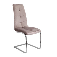 Стул TOMAS, бежевый велюр HLR-09 /хром