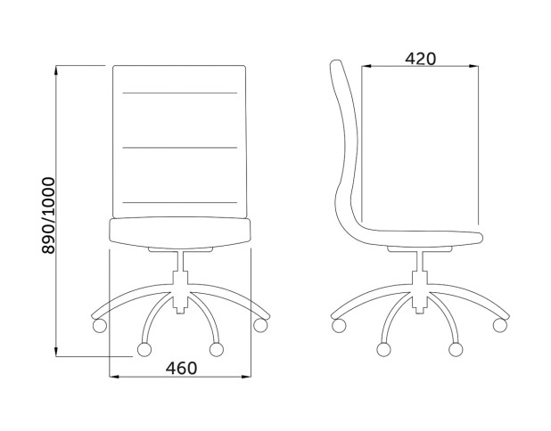Стул поворотный GRACE, (светло-зеленый)
