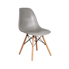 Стул KORD PP, серый/дерево