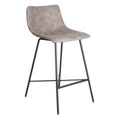 Стул барный MEXICO, (серая ткань+серая нить)