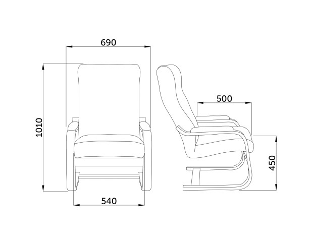 Кресло Leset Оскар, Орех текстура, ткань Melva 61 (какао)