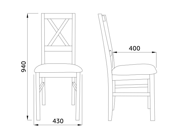 Стул NILO 10, пепельный 1Х/графит