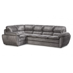 Диван угловой Бергамо левый угол Germes grafit