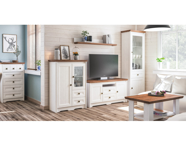 Тумба в гостиную стекло Тиволи МН-035-05