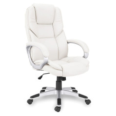 Кресло поворотное LEON, ECO, (белый)