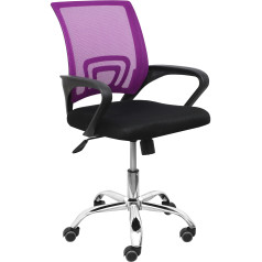 Кресло поворотное RICCI, NEW (фиолетовый+черный)