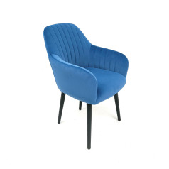 Стул ШЕР R Синий/Черный, ткань