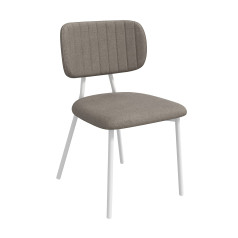 Стул ХЕНДИ, Капучино/Белый, ткань