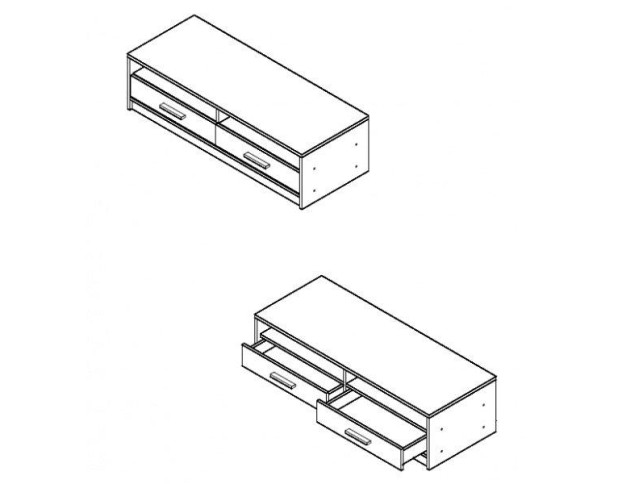 Тумба под телевизор НЕПО RTV2S