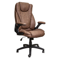 Кресло поворотное AURORA, ECO, коричневый