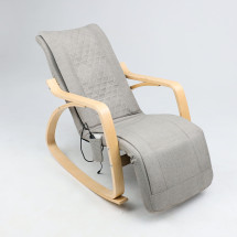 Кресло-качалка SMART MASSAGE, ткань, бежевый