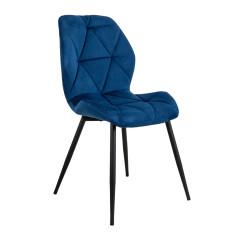 Стул CONGO, (тем.-синий велюр HCJ-49/черный)