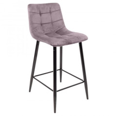 Стул барный MIA, пыльная роза велюр HLR25/черный