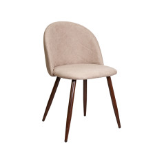 Стул HONNOR, бежевая ткань 1701-3/орех