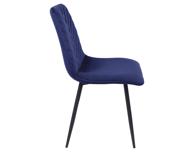 Стул VIOLIN (сапфировый велюр/черный)