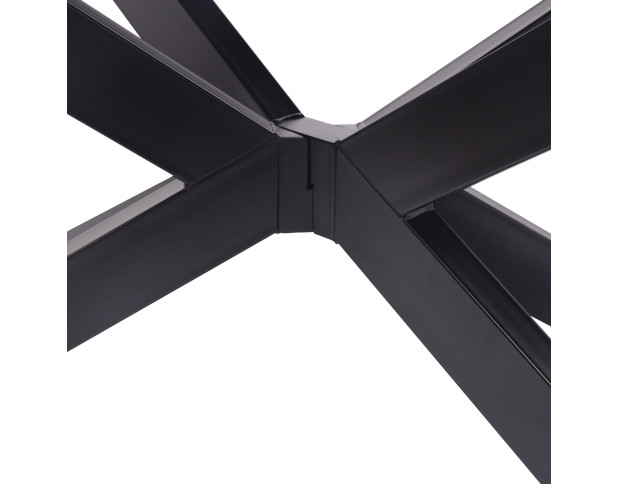 Стол БАЗАЛЬТ, 140*80*75, дуб натуральный/черный (ПрС Ст Дуб (03) СЕ-80)