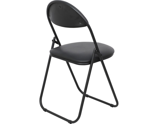 Стул Гольф черный структурный V4, (кожзам), черный