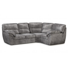 Диван угловой Наполи искусственная кожа Germes grafit