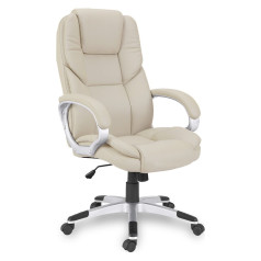 Кресло поворотное LEON, ECO, (кремовый)