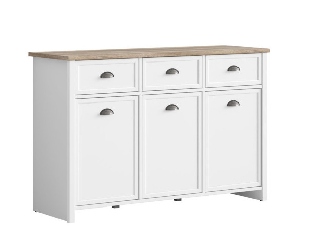 Комод ГЕРМЕС KOM3D3S Сосна каньон/ орех верона