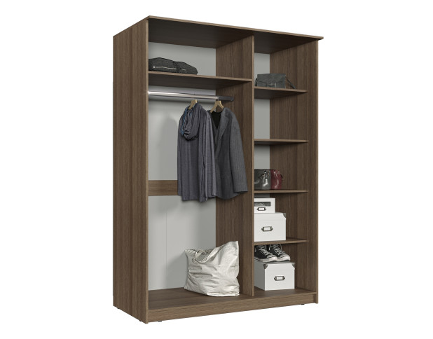 Шкаф-купе "Неаполь АН-011-16-1(БФ)"  Шимо темный