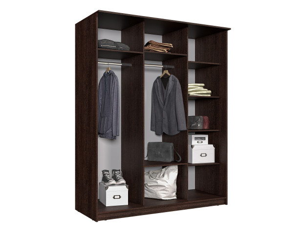 Шкаф-купе Неаполь АН-012-18-1(БФ) Шимо темный