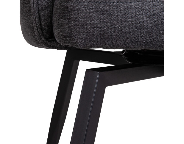 Кресло MELON, поворотное, серый/черный