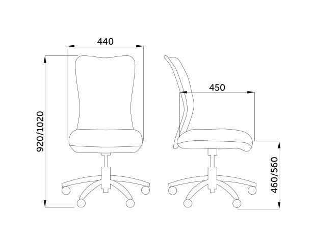 Кресло поворотное ARTUR, (красный+черный)