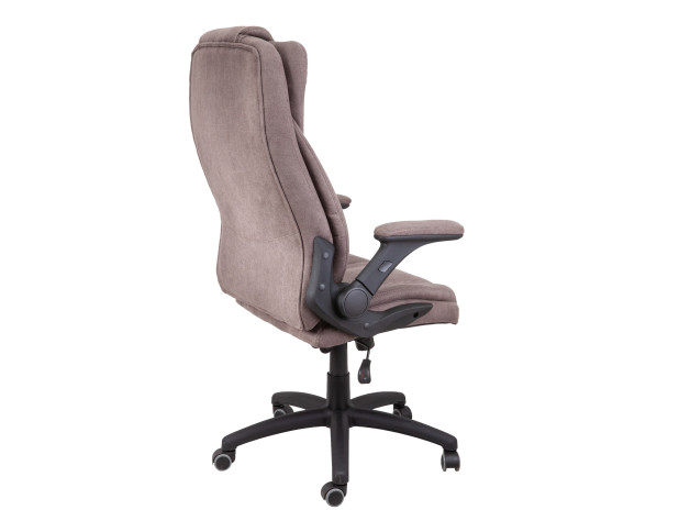 Кресло поворотное AURORA, ткань, коричневый