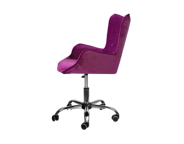 Кресло поворотное BELLA, велюр/фиолетовый
