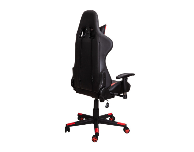 Кресло поворотное GAMER, ECO (черный+красный)